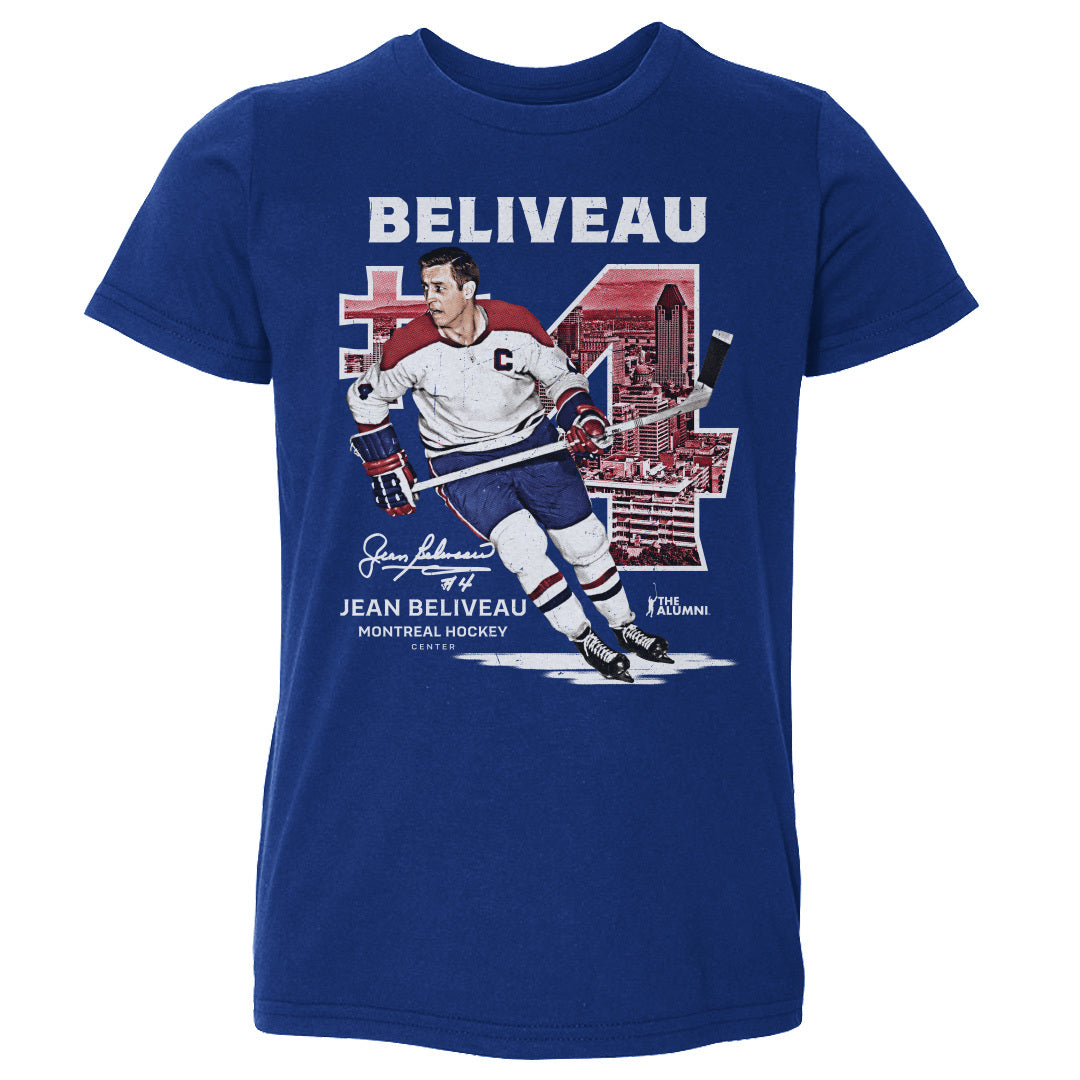 Jean Beliveau Montreal Throwback WHT