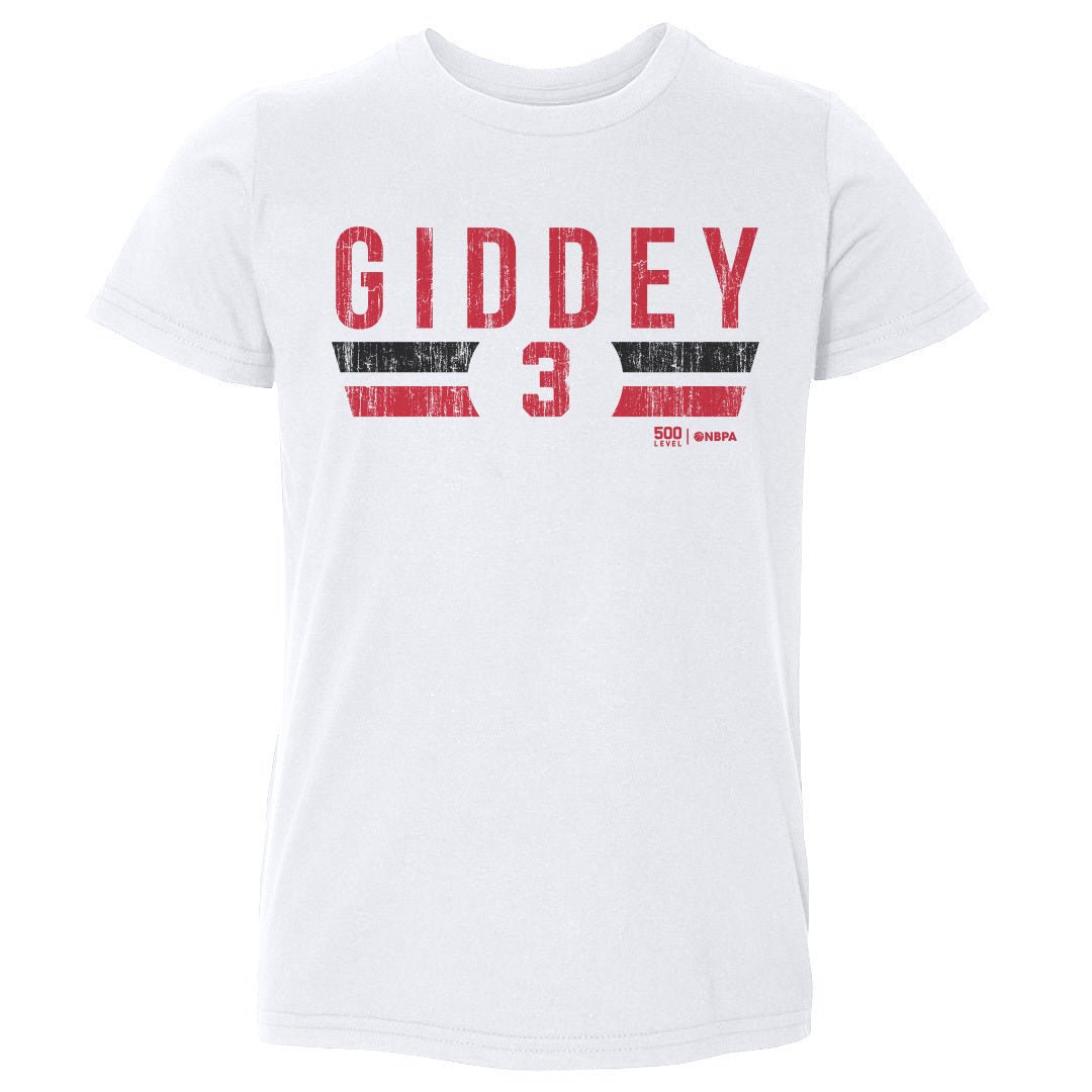 Josh Giddey Chicago Bulls Font