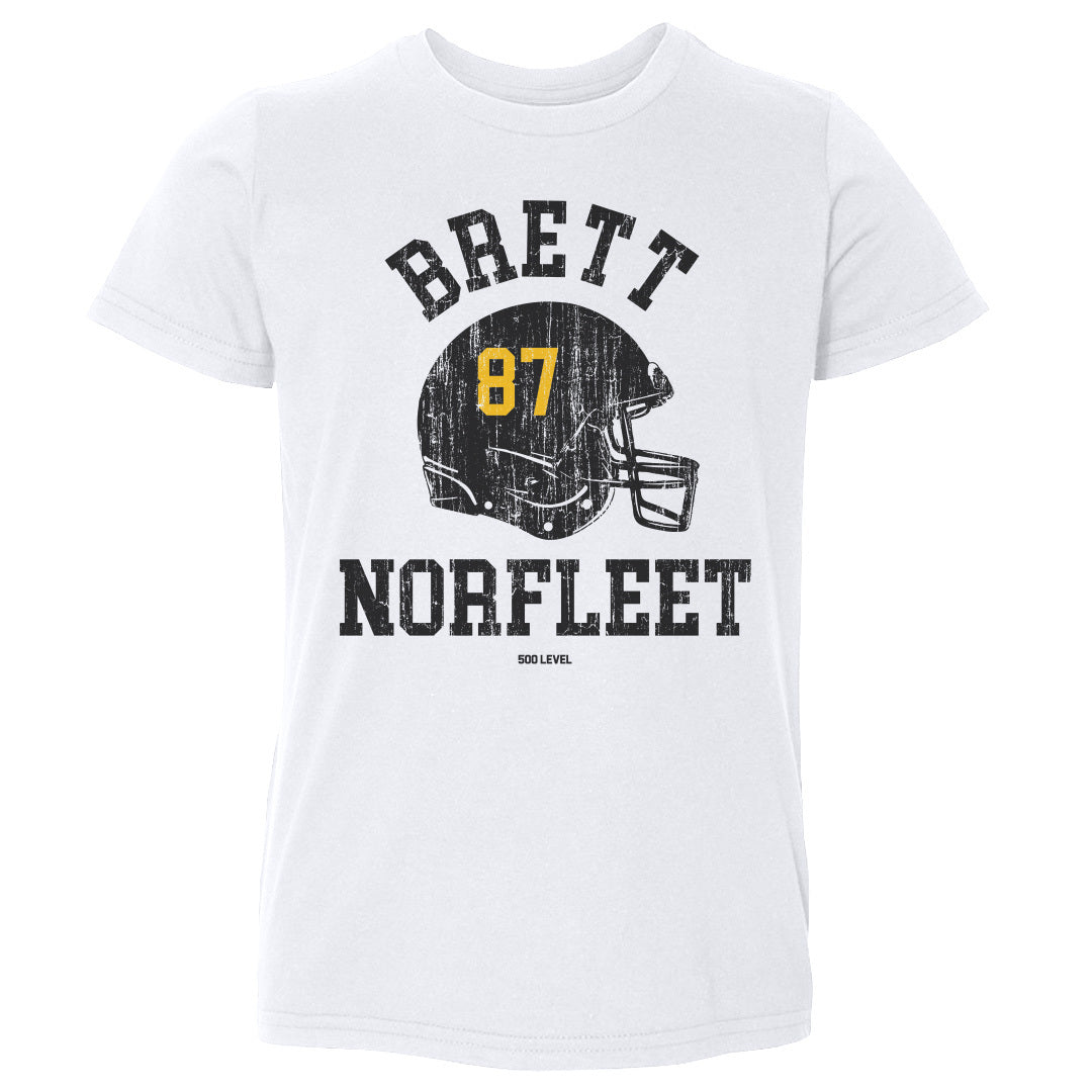 Brett Norfleet College Helmet Font