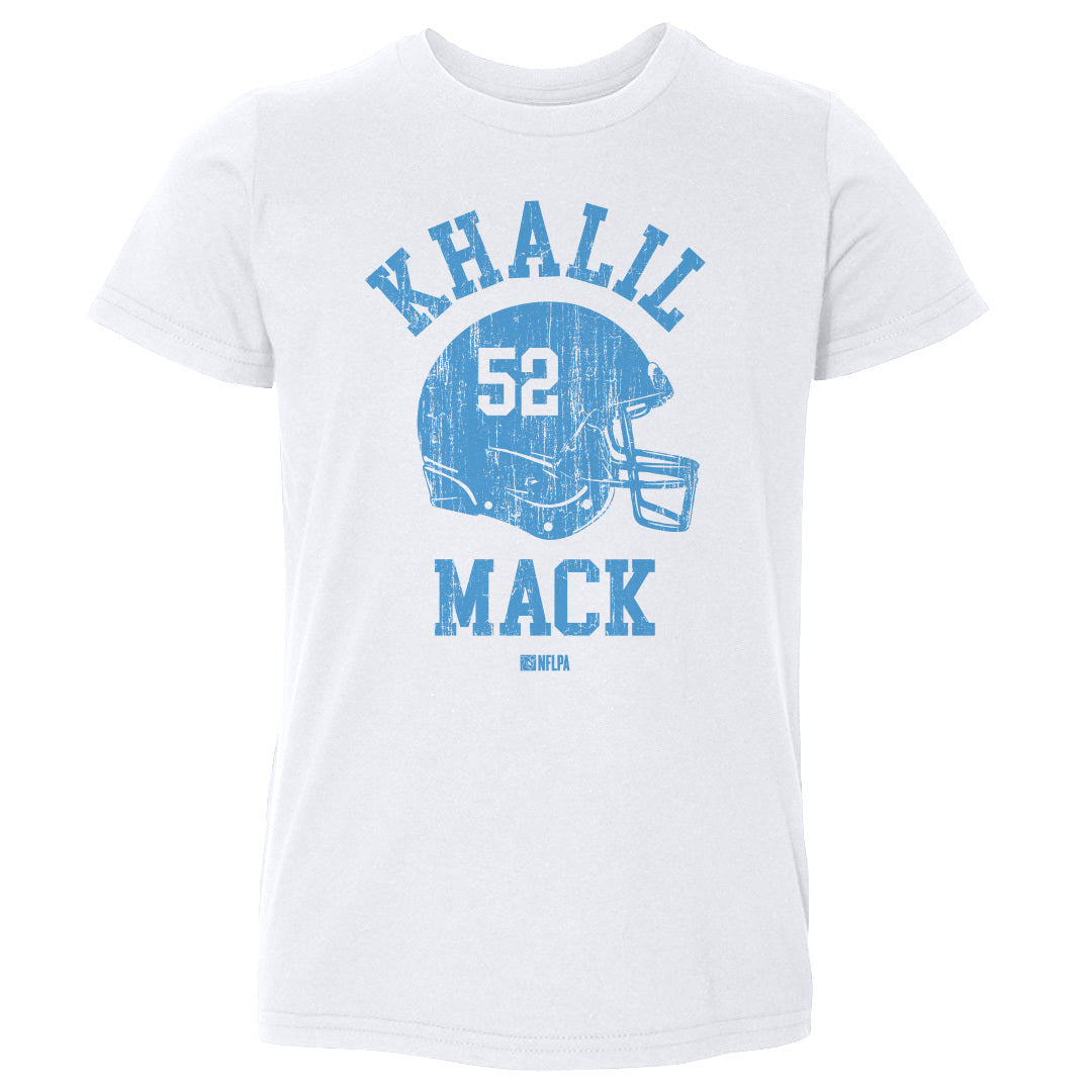 Khalil Mack Los Angeles C Helmet Font