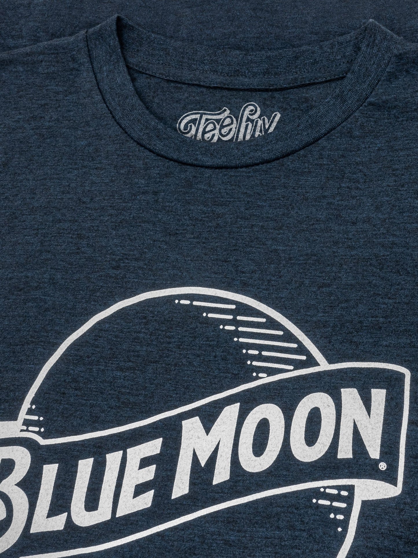 Blue Moon Logo Mens T Shirt Navy Blue