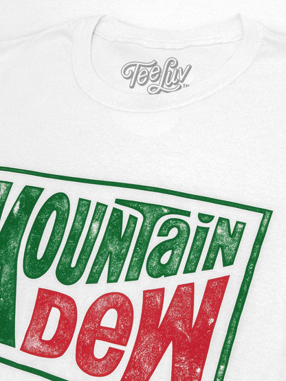 Mountain Dew Retro Logo Mens T Shirt White