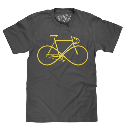 Infinity Sign Bicycle Mens T Shirt Gray