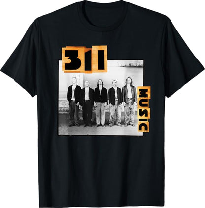 311 Band 311 Album Music 2 Sided Tee Mens T Shirt Black