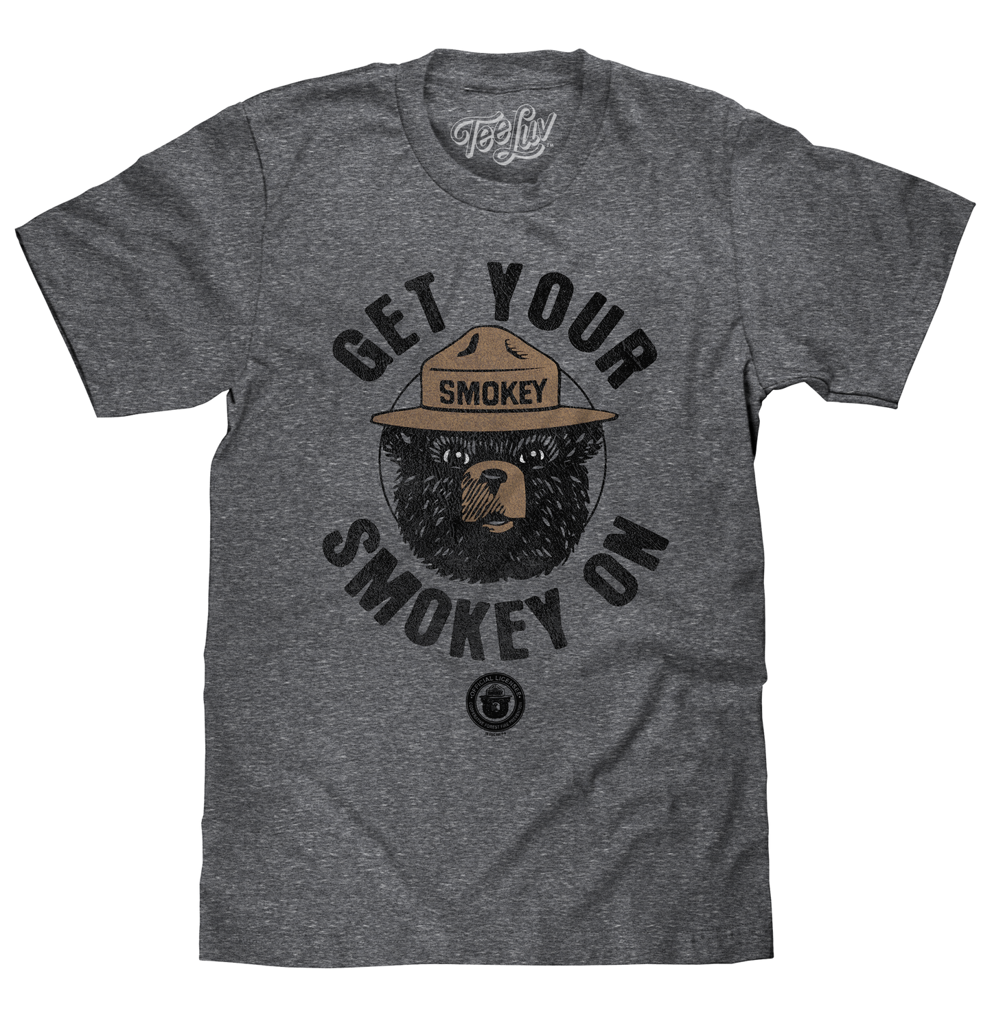Get Your Smokey On Mens T Shirt Gray