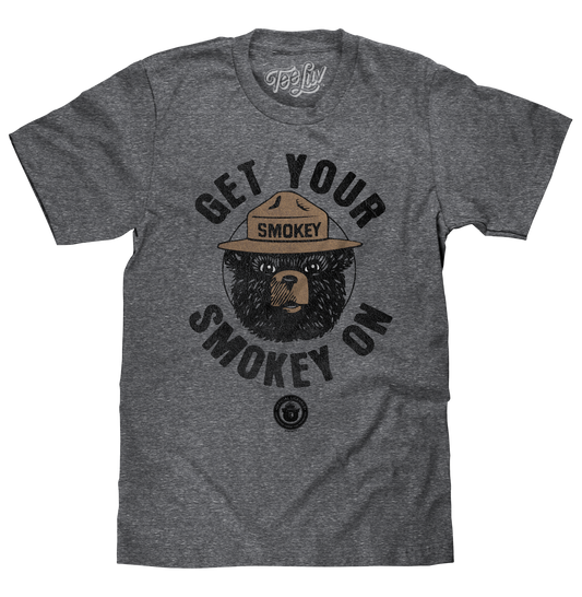 Get Your Smokey On Mens T Shirt Gray