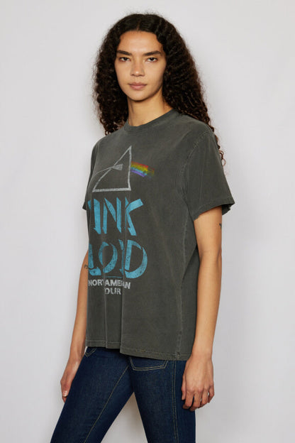 Pink Floyd North American Tour Tee Womens T Shirt Vintage Black