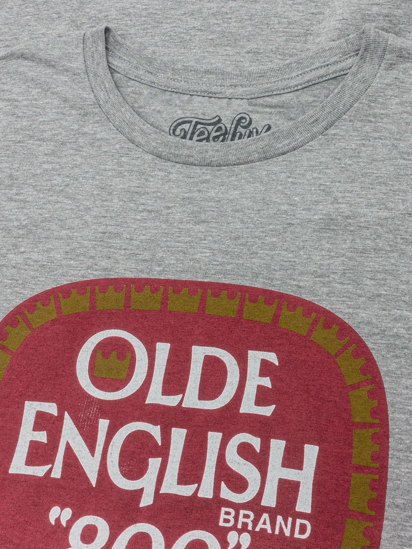 Olde English "800" Logo Mens T Shirt Gray