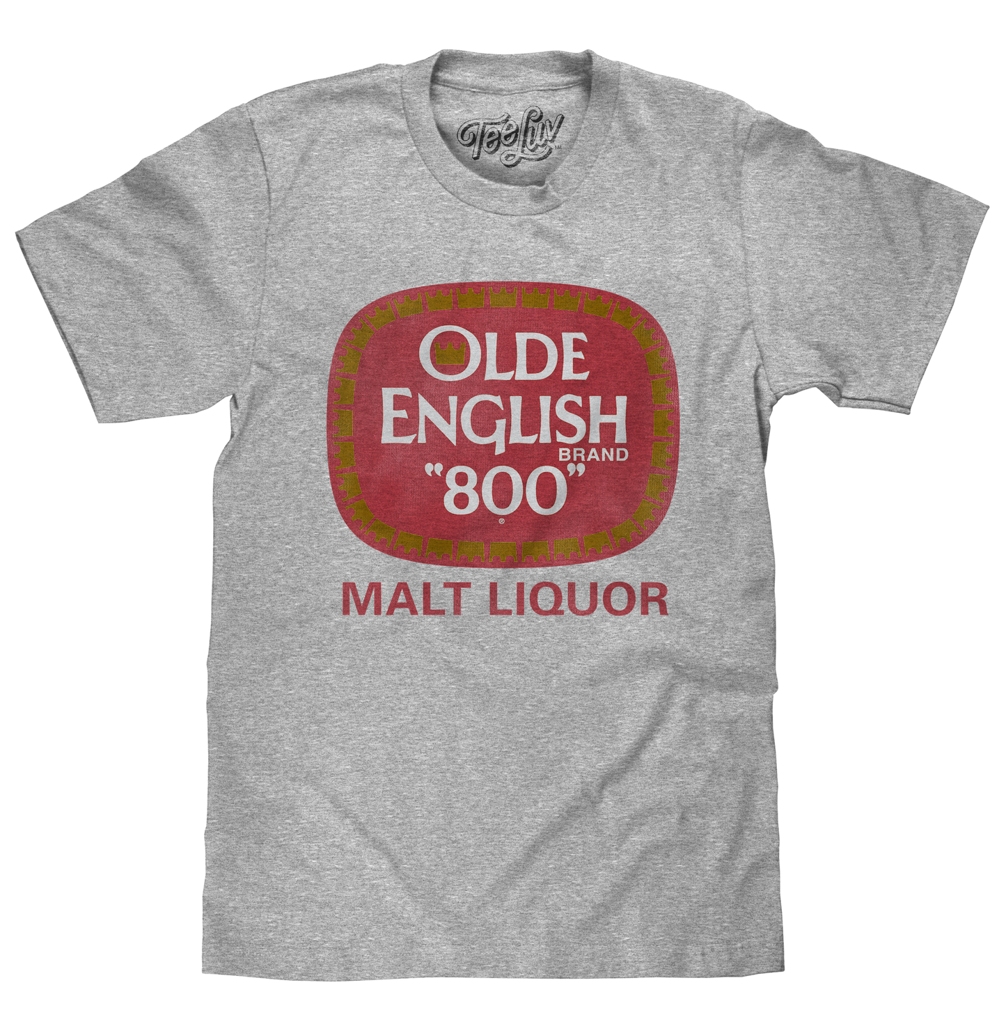 Olde English "800" Logo Mens T Shirt Gray