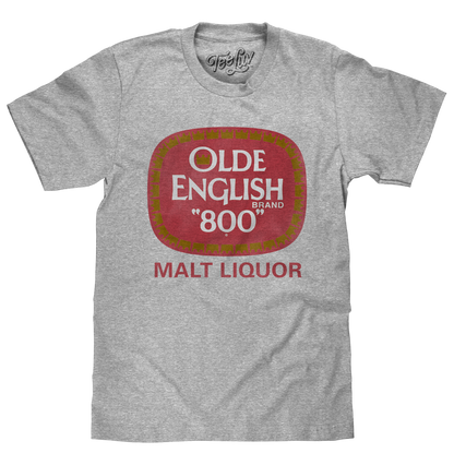 Olde English "800" Logo Mens T Shirt Gray