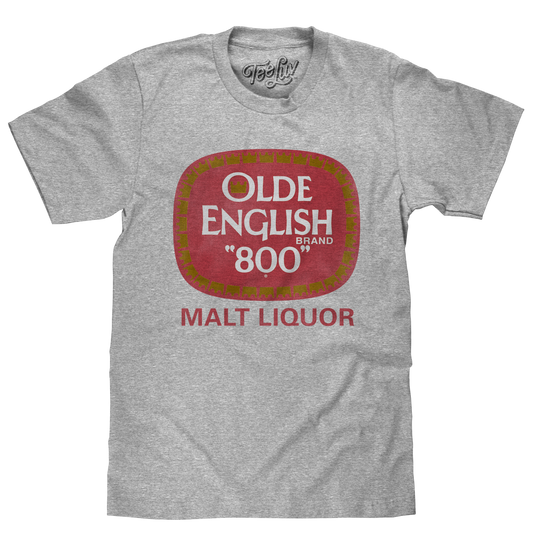 Olde English "800" Logo Mens T Shirt Gray