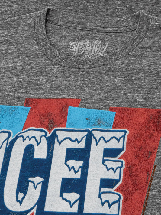 ICEE Faded Logo Mens T Shirt Gray