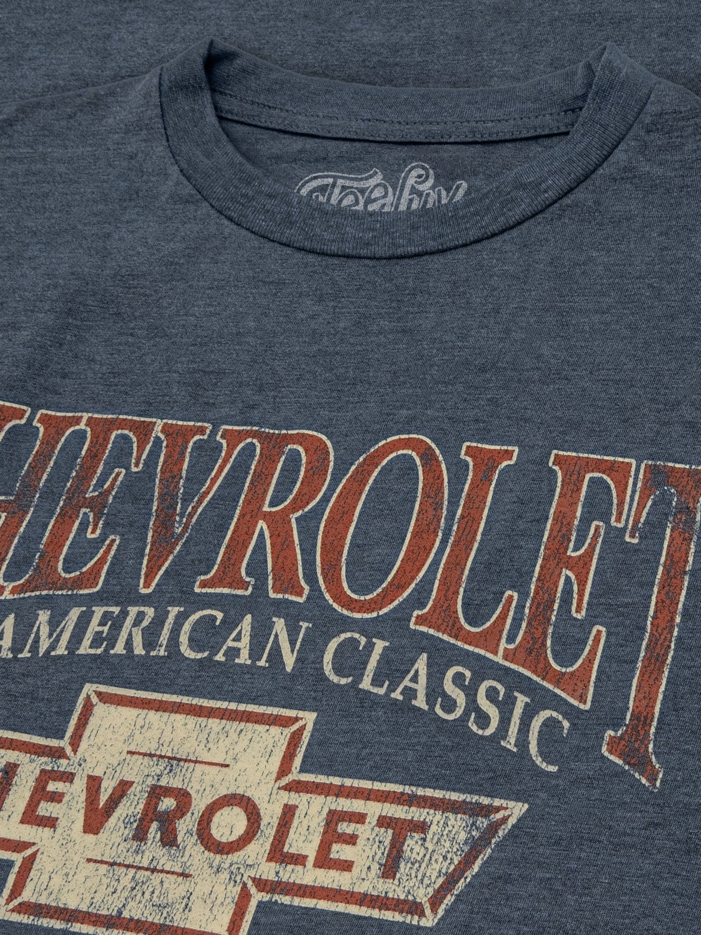 Chevrolet: An American Classic Mens T Shirt Indigo Black Heather