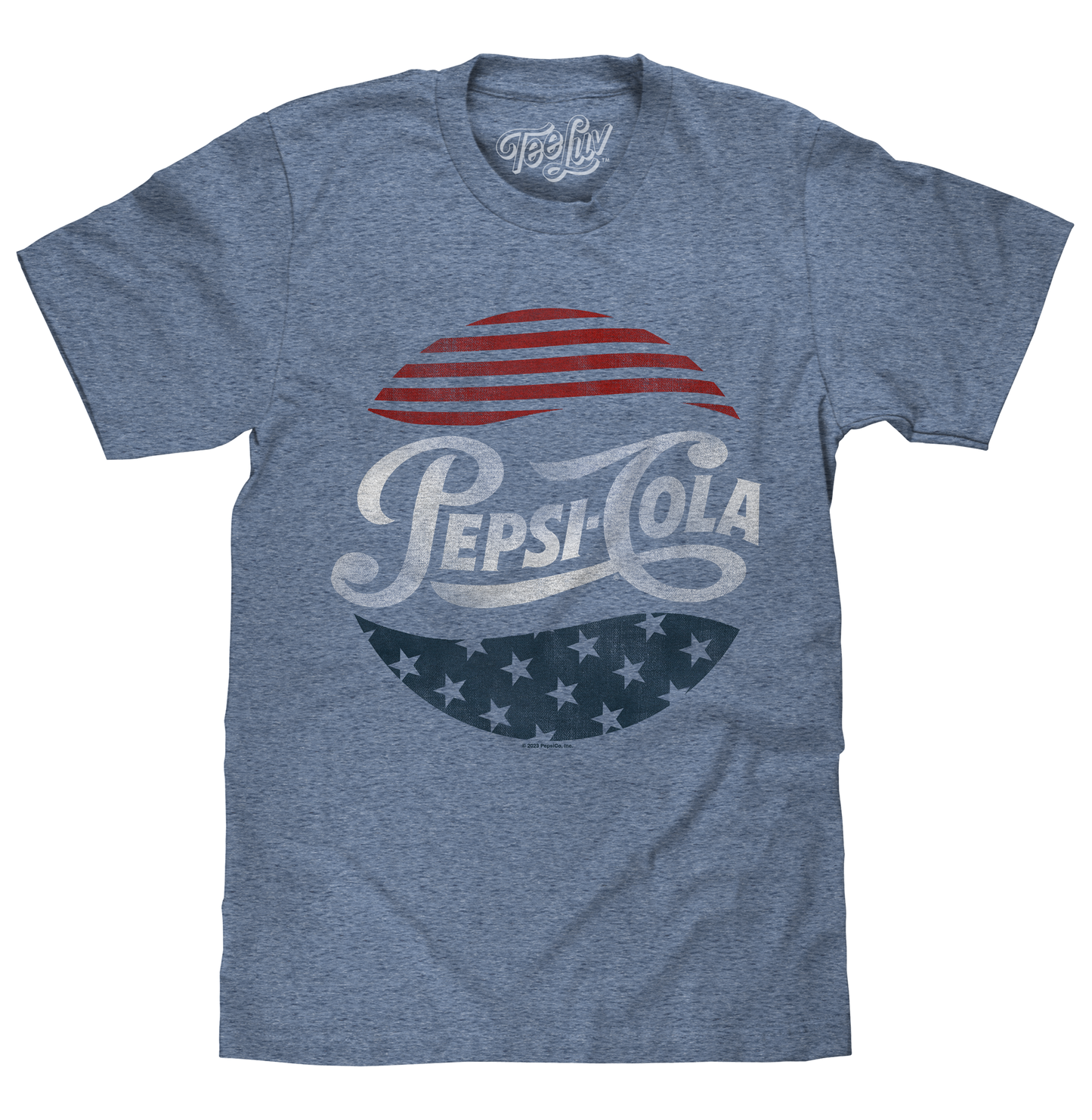 Patriotic Pepsi Cola Mens T Shirt Blue