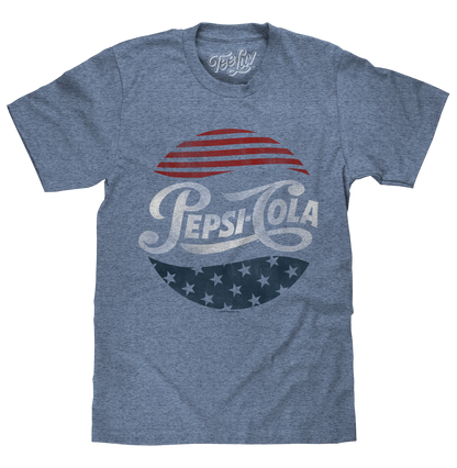Patriotic Pepsi Cola Mens T Shirt Blue