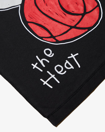 B2SS Miami Heat NBA Tee Mens T Shirt Black