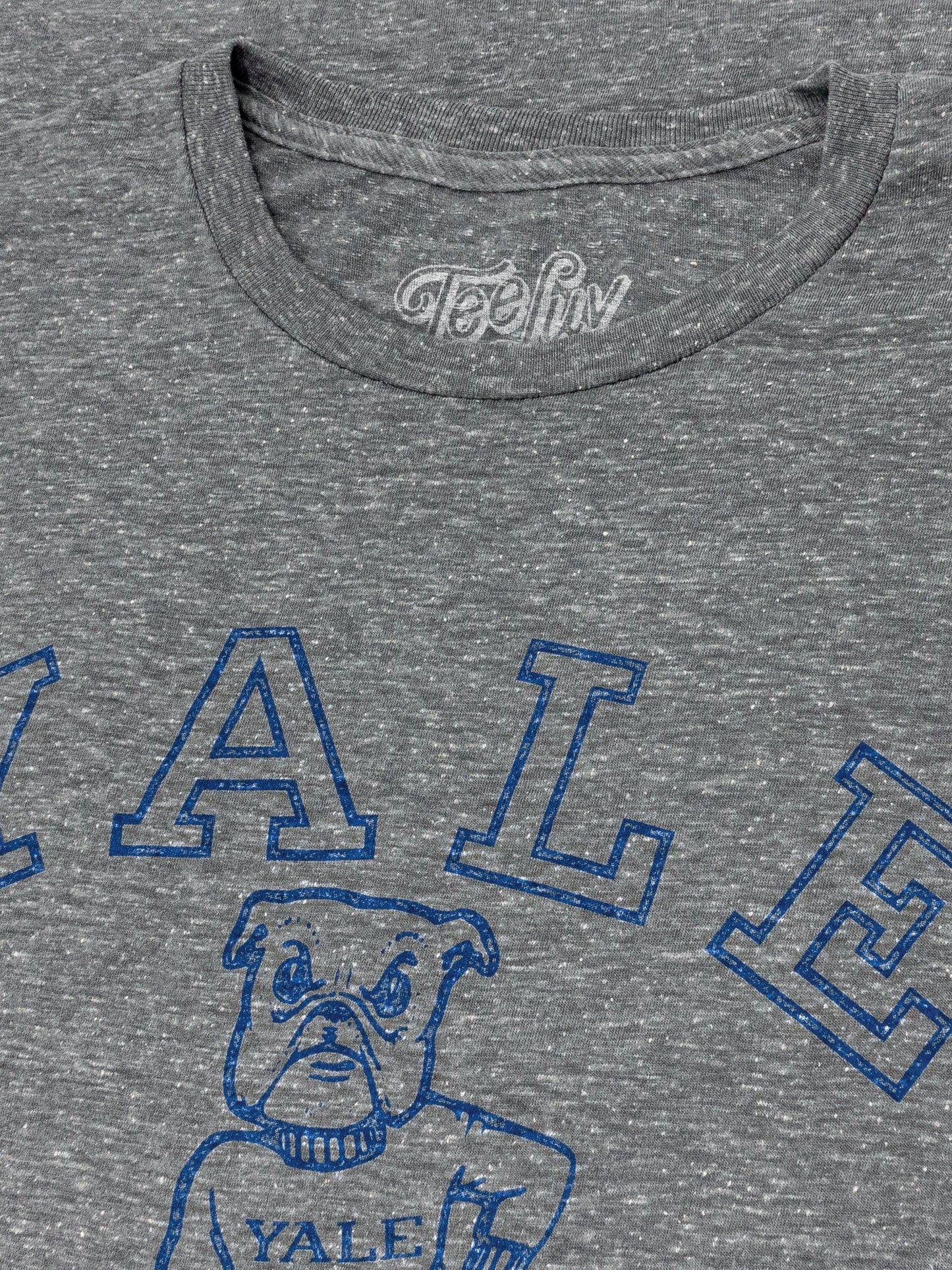 Yale University Bulldogs Logo Mens T Shirt Gray