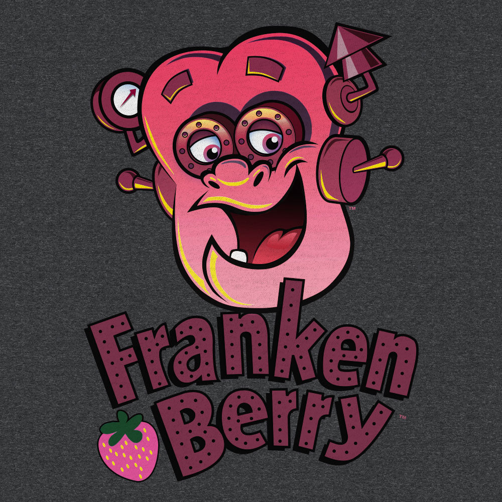 Franken Berry Mens T Shirt Charcoal Gray