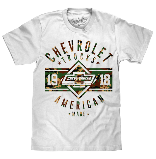Chevrolet Trucks Since 1918 Mens T Shirt White