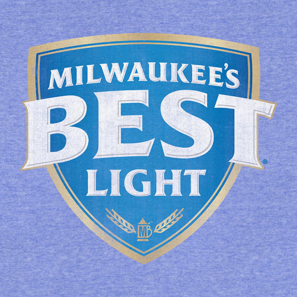 Milwaukee's Best Light Logo Mens T Shirt Blue