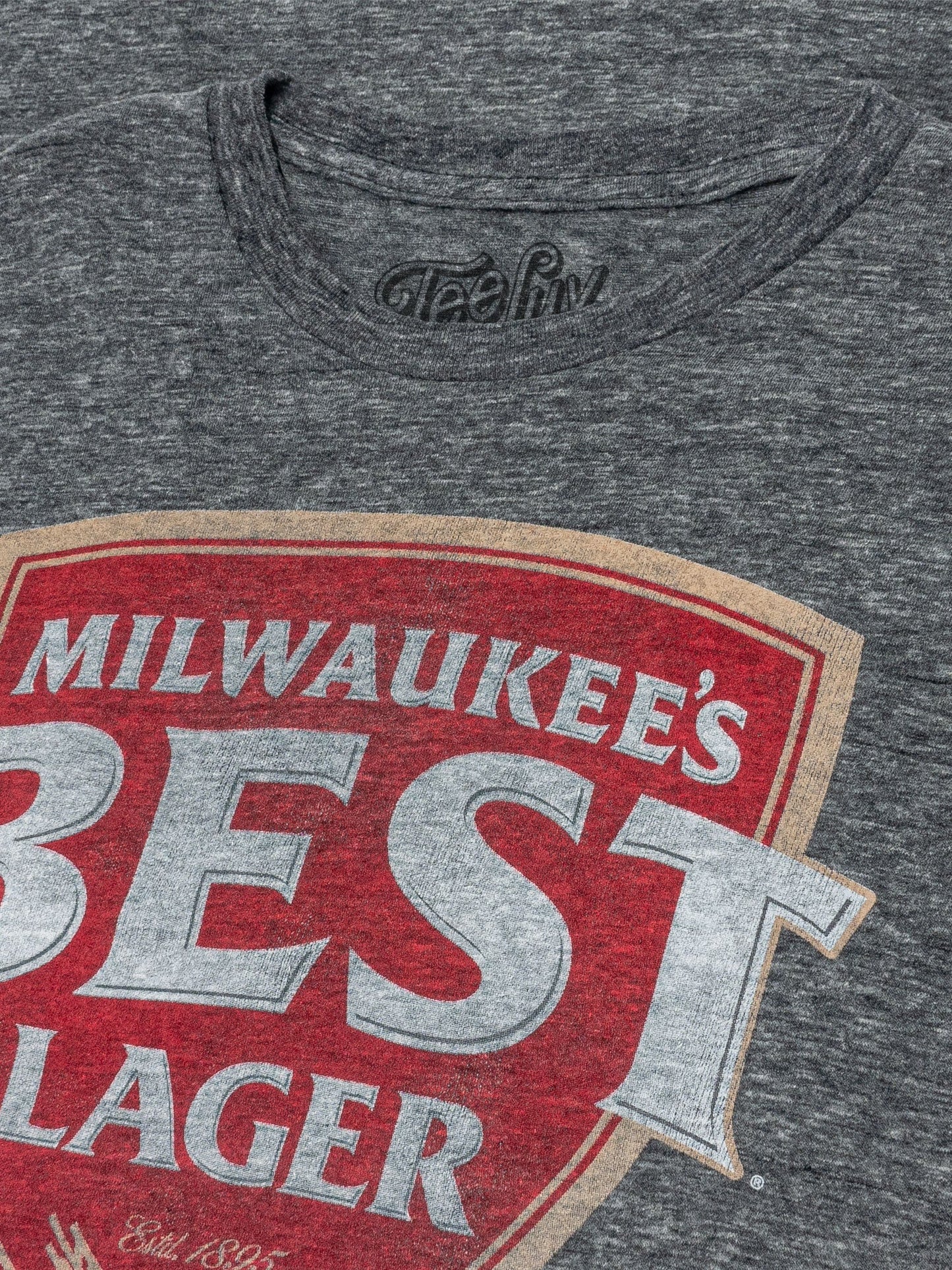 Milwaukee's Best Lager Mens T Shirt Gray