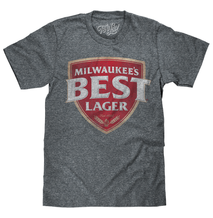 Milwaukee's Best Lager Mens T Shirt Gray