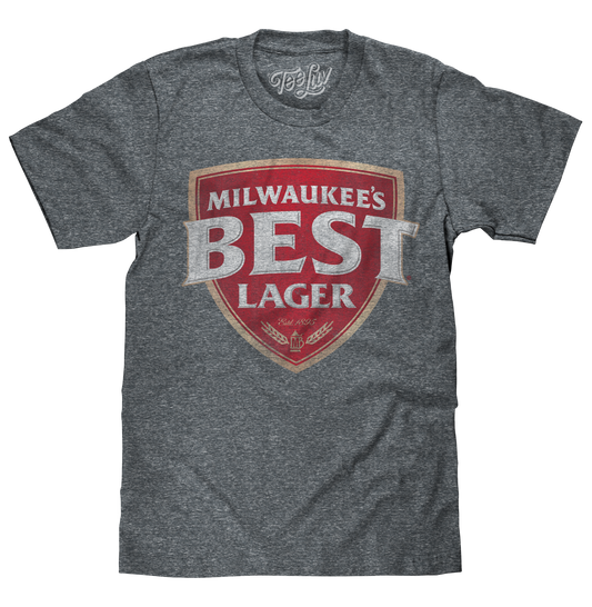 Milwaukee's Best Lager Mens T Shirt Gray