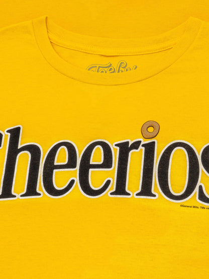Cheerios Logo Mens T Shirt Yellow