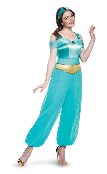 Disney Princess Women's Jasmine Deluxe Adult Costume Medium 8-10