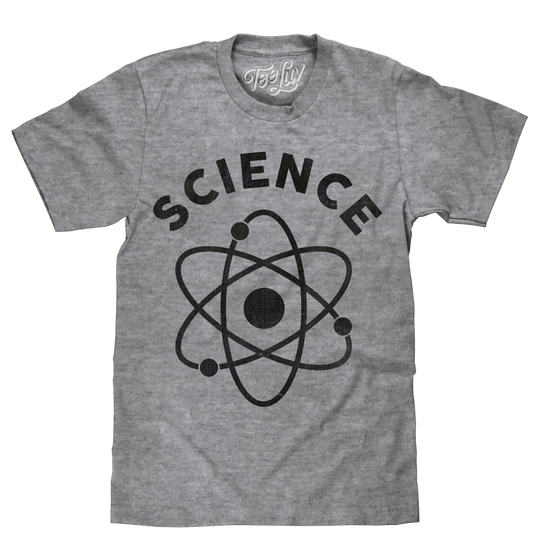 SCIENCE Mens T Shirt Gray