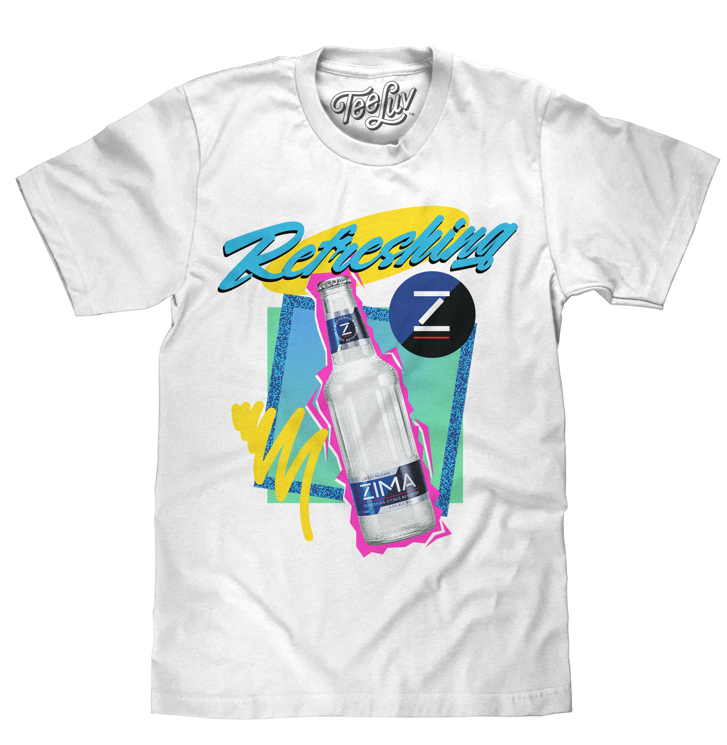 Refreshing Zima Mens T Shirt White