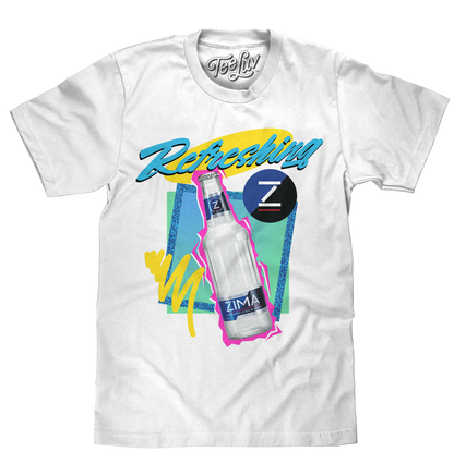 Refreshing Zima Mens T Shirt White