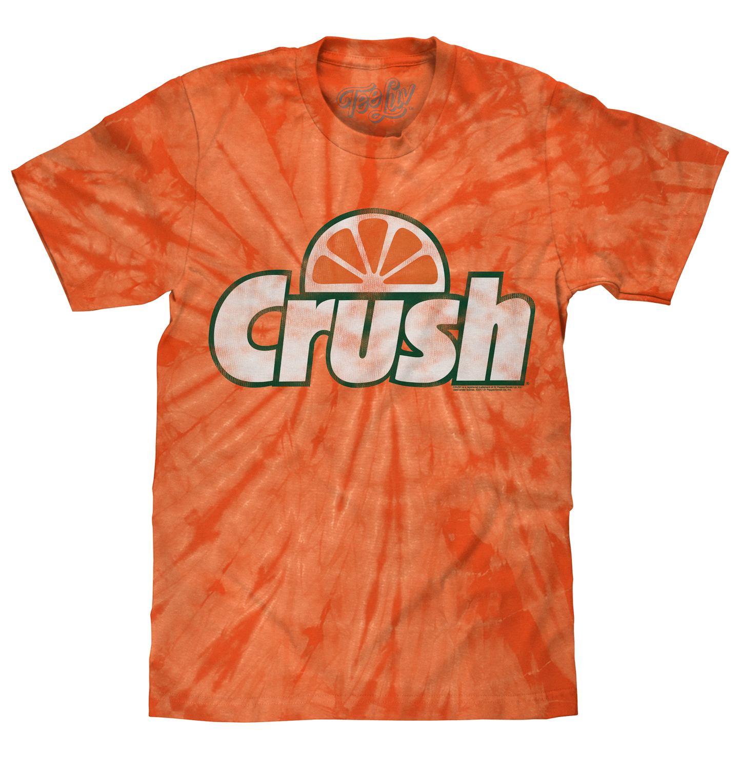 Orange Crush Tie Dye Mens T Shirt Orange Tie Dye