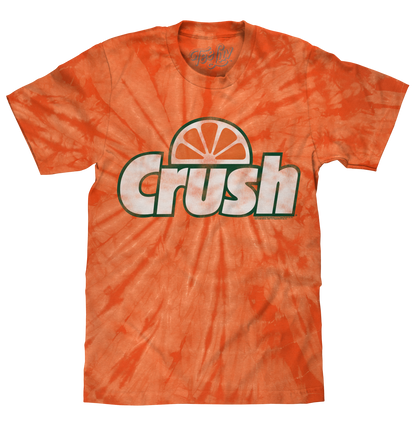 Orange Crush Tie Dye Mens T Shirt Orange Tie Dye