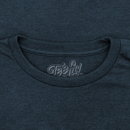 Miller High Life Champagne of Beers Mens T Shirt Heather Navy Blue