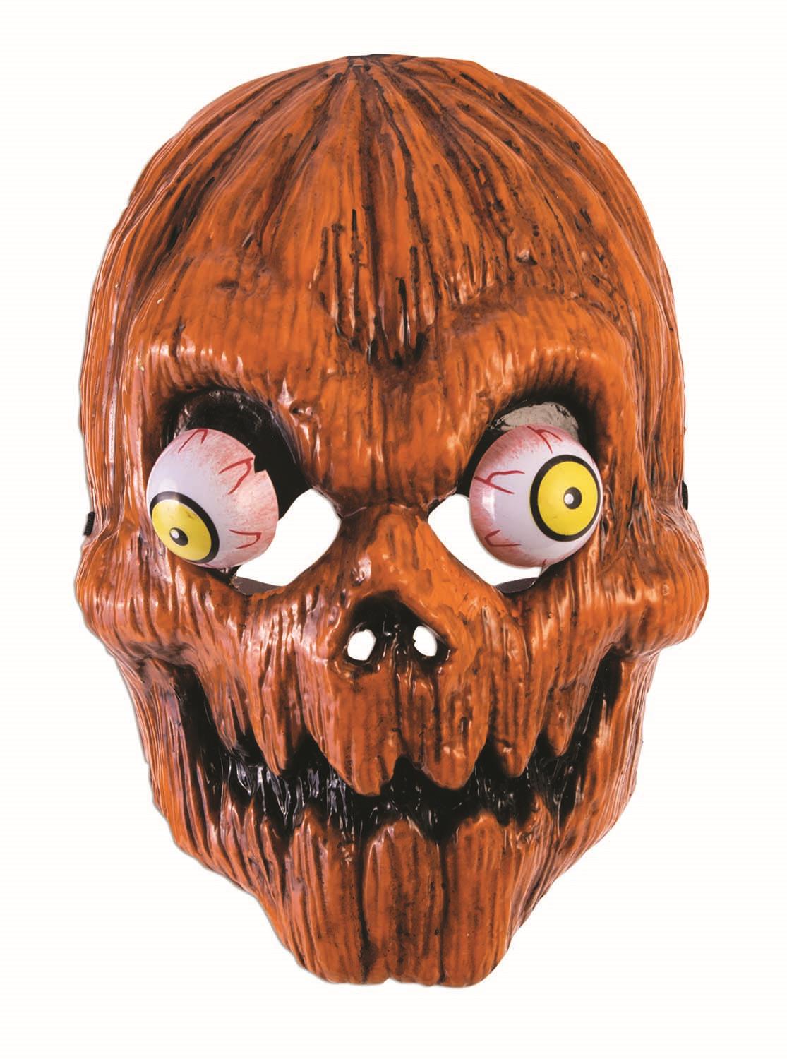 Pumpkin Head Evil Clown Face Mask