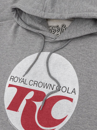 Royal Crown Cola Hooded Sweatshirt Hoodie Oxford Gray