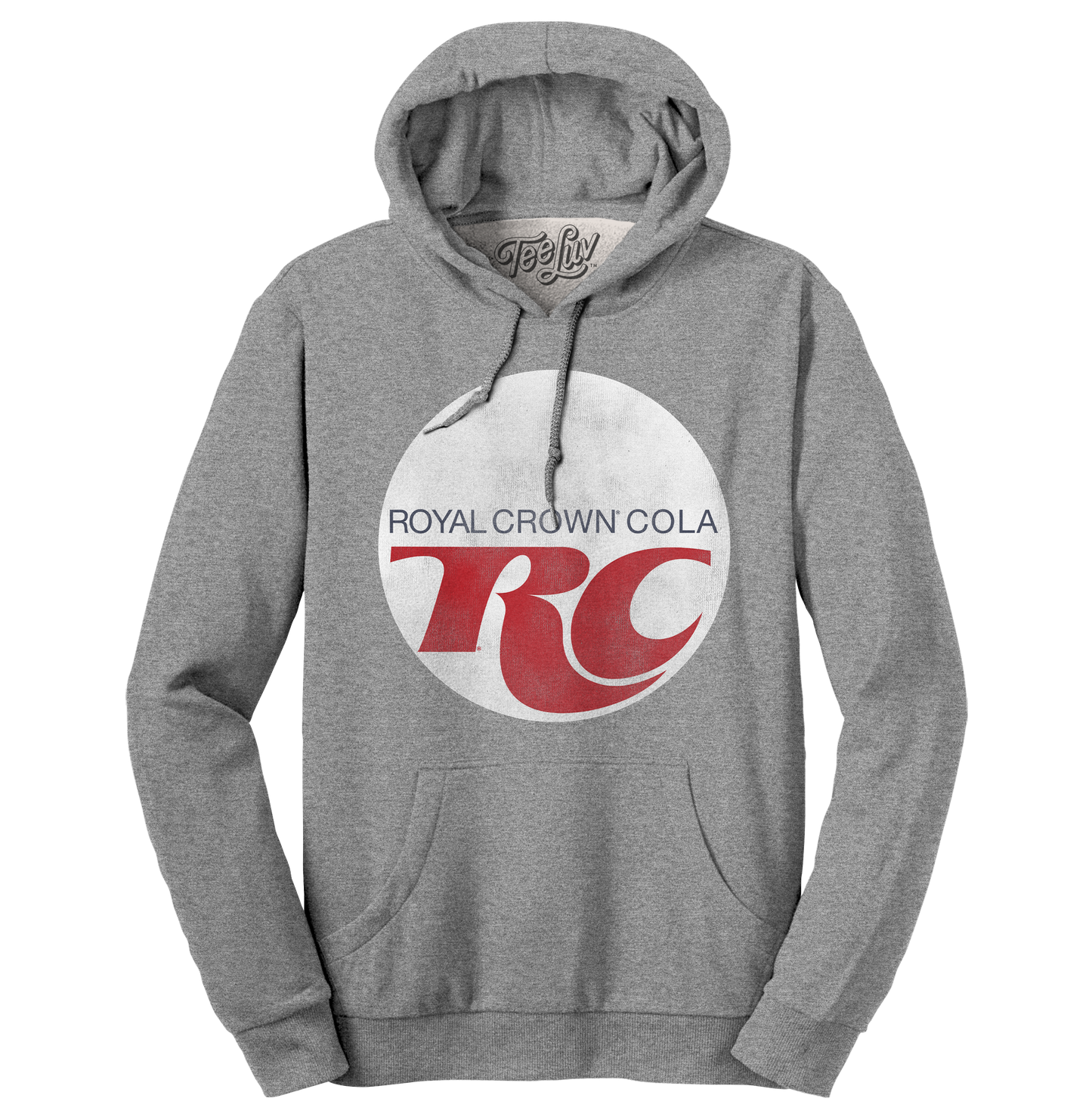 Royal Crown Cola Hooded Sweatshirt Hoodie Oxford Gray