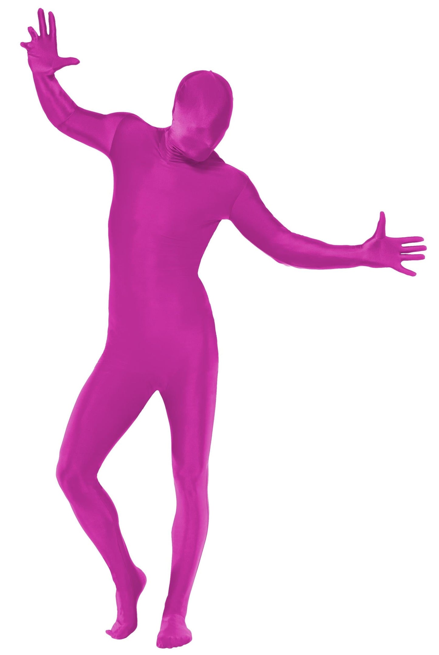 Pink Second Skin Suit Adult Costume X-Large