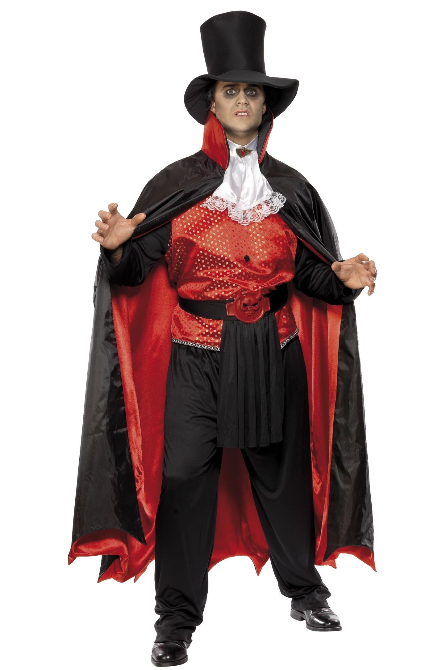 Reversible Vampire/Skeleton Adult Costume Medium 38-40