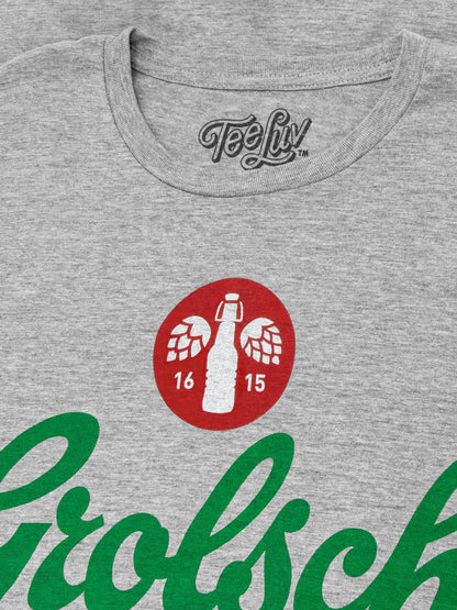 Grolsch Premium Lager Logo Mens T Shirt Gray