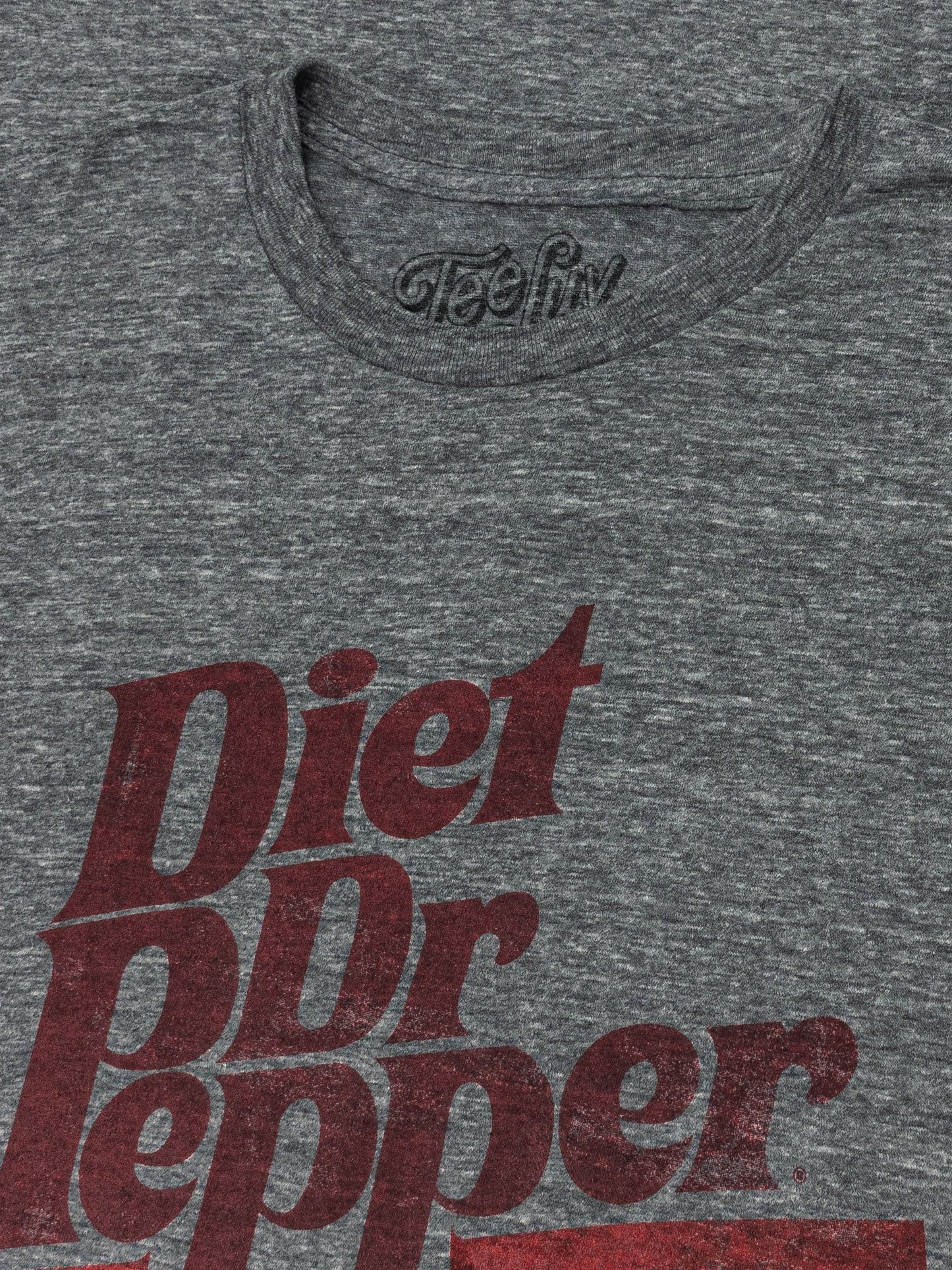 Diet Dr Pepper Mens T Shirt Gray