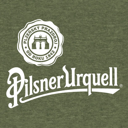 Pilsner Urquell Logo Mens T Shirt Green