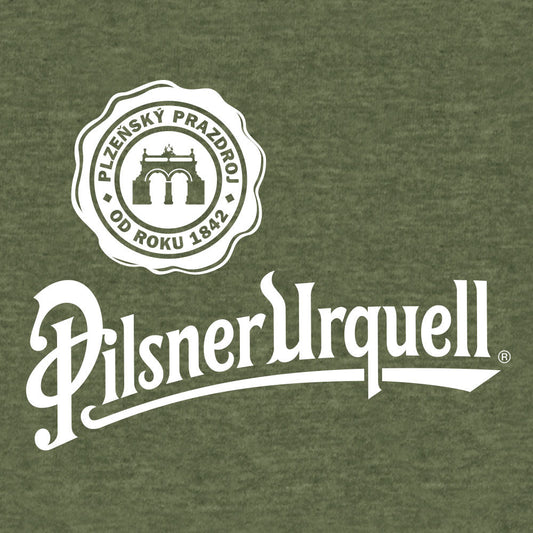 Pilsner Urquell Logo Mens T Shirt Green