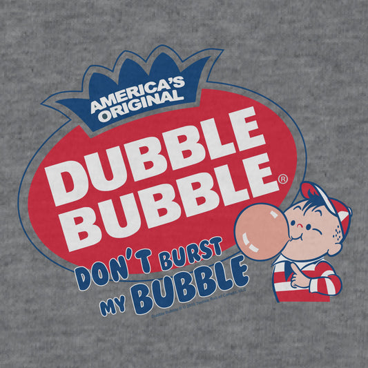 Dubble Bubble Don't Burst My Bubble Mens T Shirt Gray