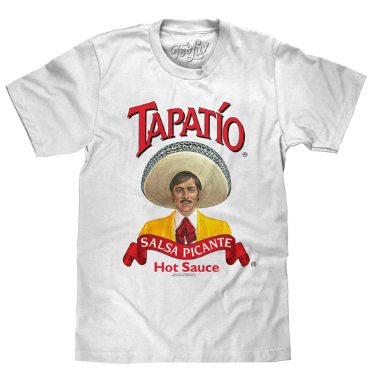 Tapatio Salsa Picante Logo Mens T Shirt White