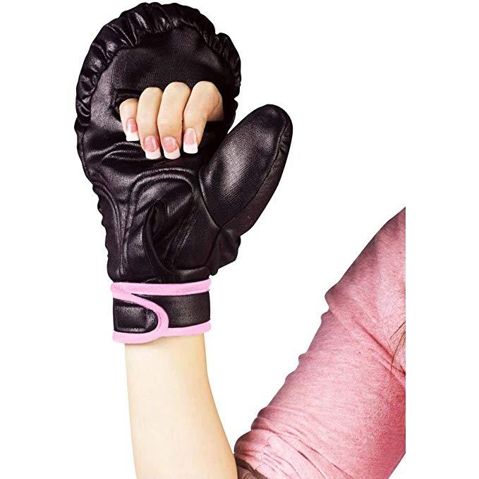 Knockout! Pink Boxer Robe & Boxing Gloves Adult Costume Set