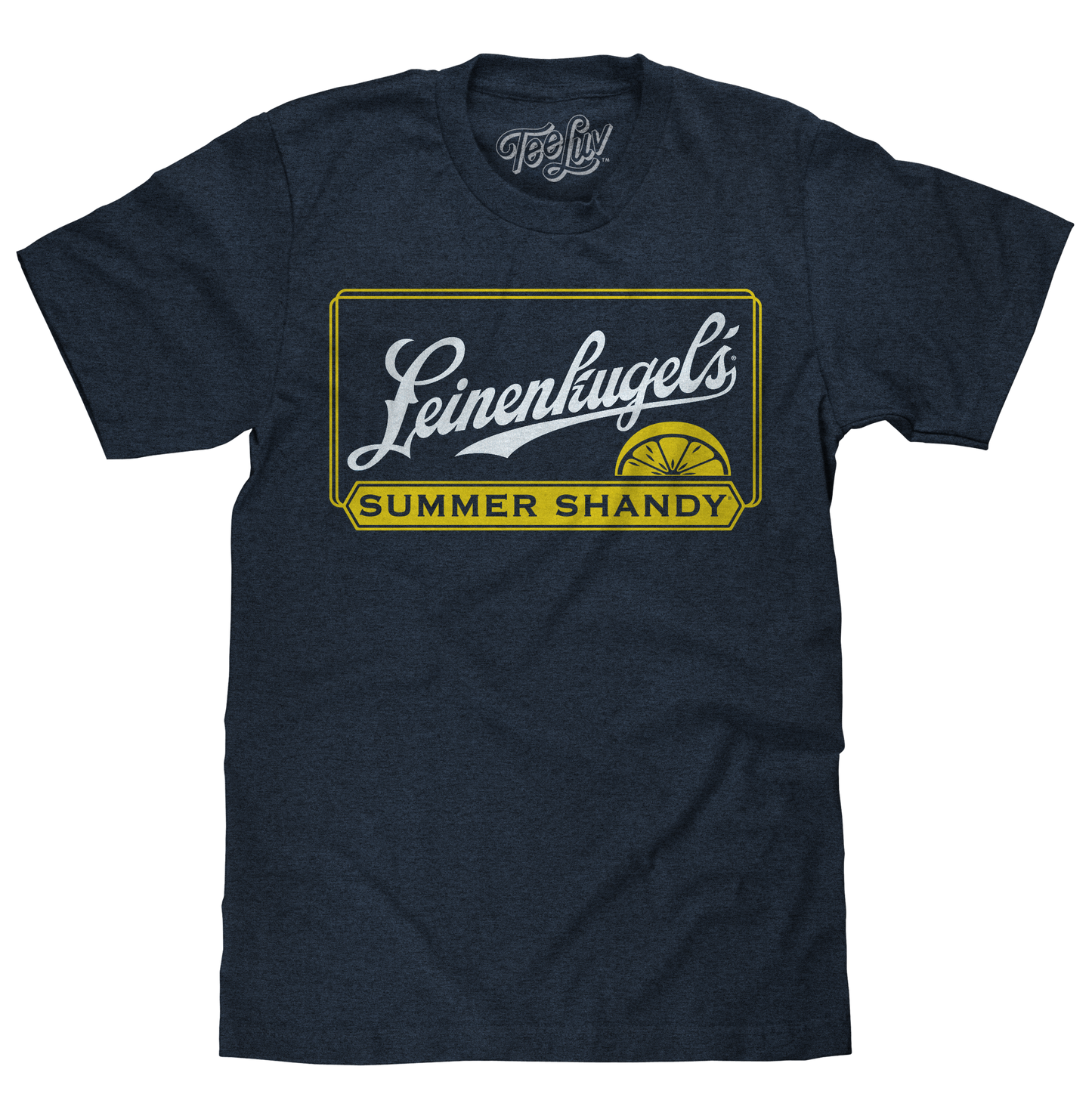 Leinenkugel's Summer Shandy Logo Mens T Shirt Navy