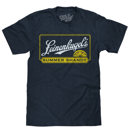Leinenkugel's Summer Shandy Logo Mens T Shirt Navy
