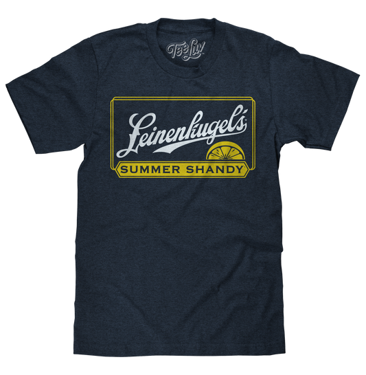Leinenkugel's Summer Shandy Logo Mens T Shirt Navy